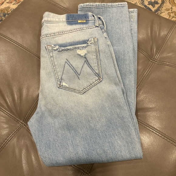 Mother Denim - The Dazzler Button Fly Ankle in Really Intoxicated, size 30 EUC - Picture 5 of 12